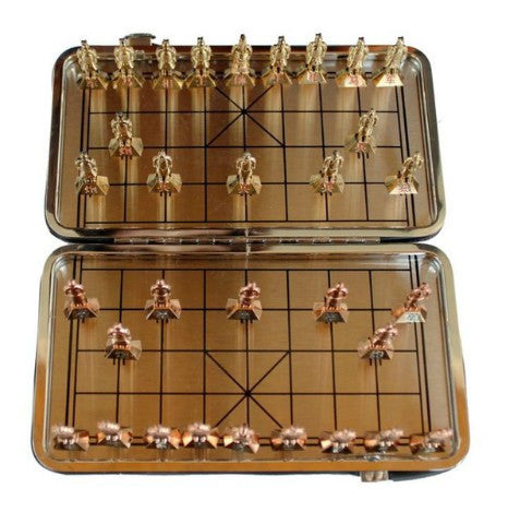 Retro Mini Folding Magnetic Chinese 3D Chess Game