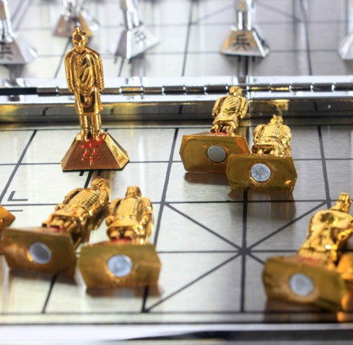 Retro Mini Folding Magnetic Chinese 3D Chess Game