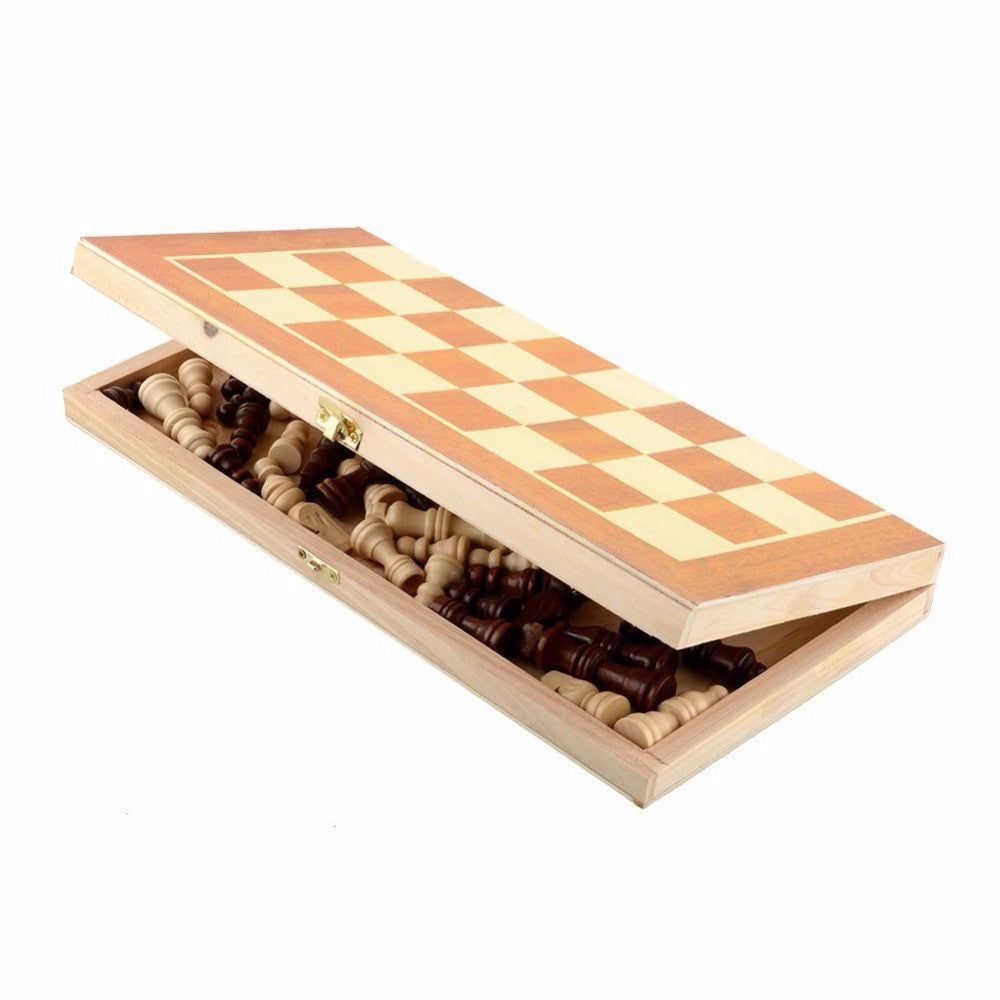 Zinc Alloy Chess Pieces Wooden Chessboard