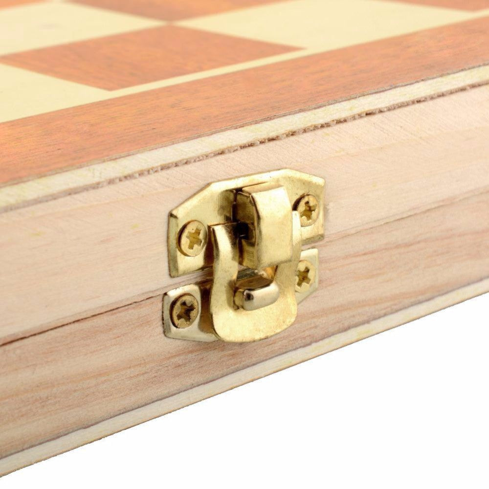 Zinc Alloy Chess Pieces Wooden Chessboard