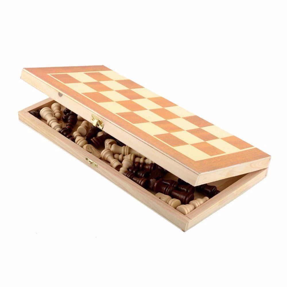 Zinc Alloy Chess Pieces Wooden Chessboard