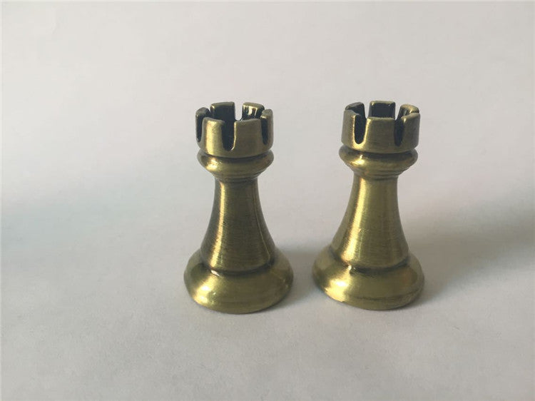 Zinc Alloy Chess Pieces Wooden Chessboard