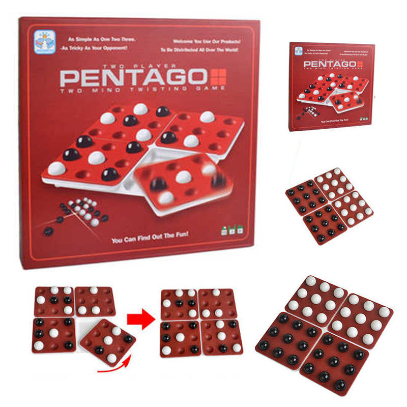 Night Bar Chess Pentago Board Game
