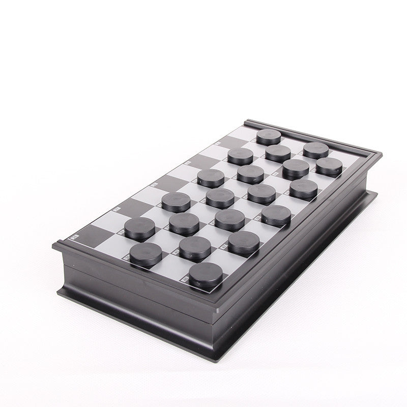 Magnetic International Draughts Set Chess & Checker