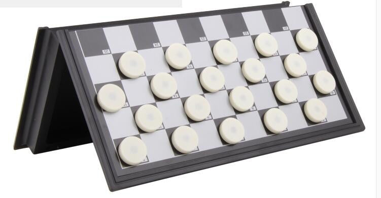 Magnetic International Draughts Set Chess & Checker