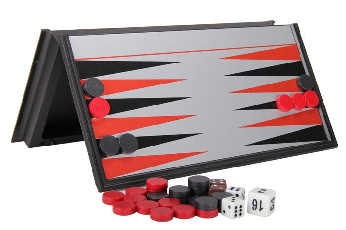 Magnetic Board Backgammon Folding Chess Game