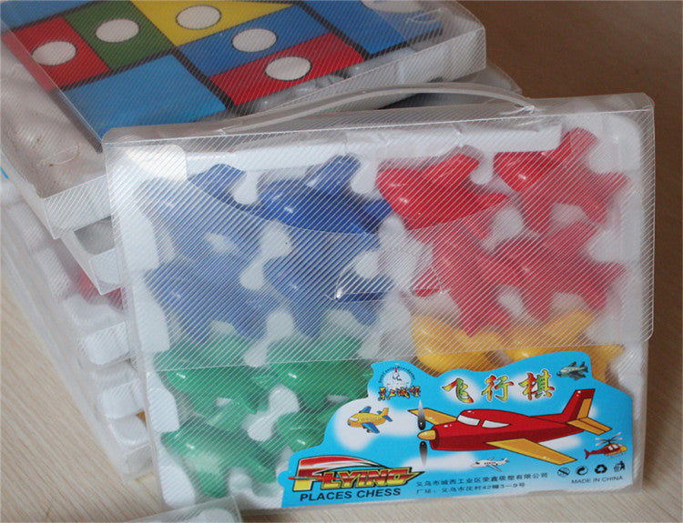 1Set Flying Chess Parent-Child Game Kids Aeroplane Chess Plastic Folding  Mini Flight Chess Kids Toys Board Chess Game Toys - AliExpress