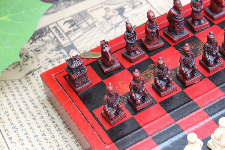 Wooden Classic Standard Folding Educational Antique Chess